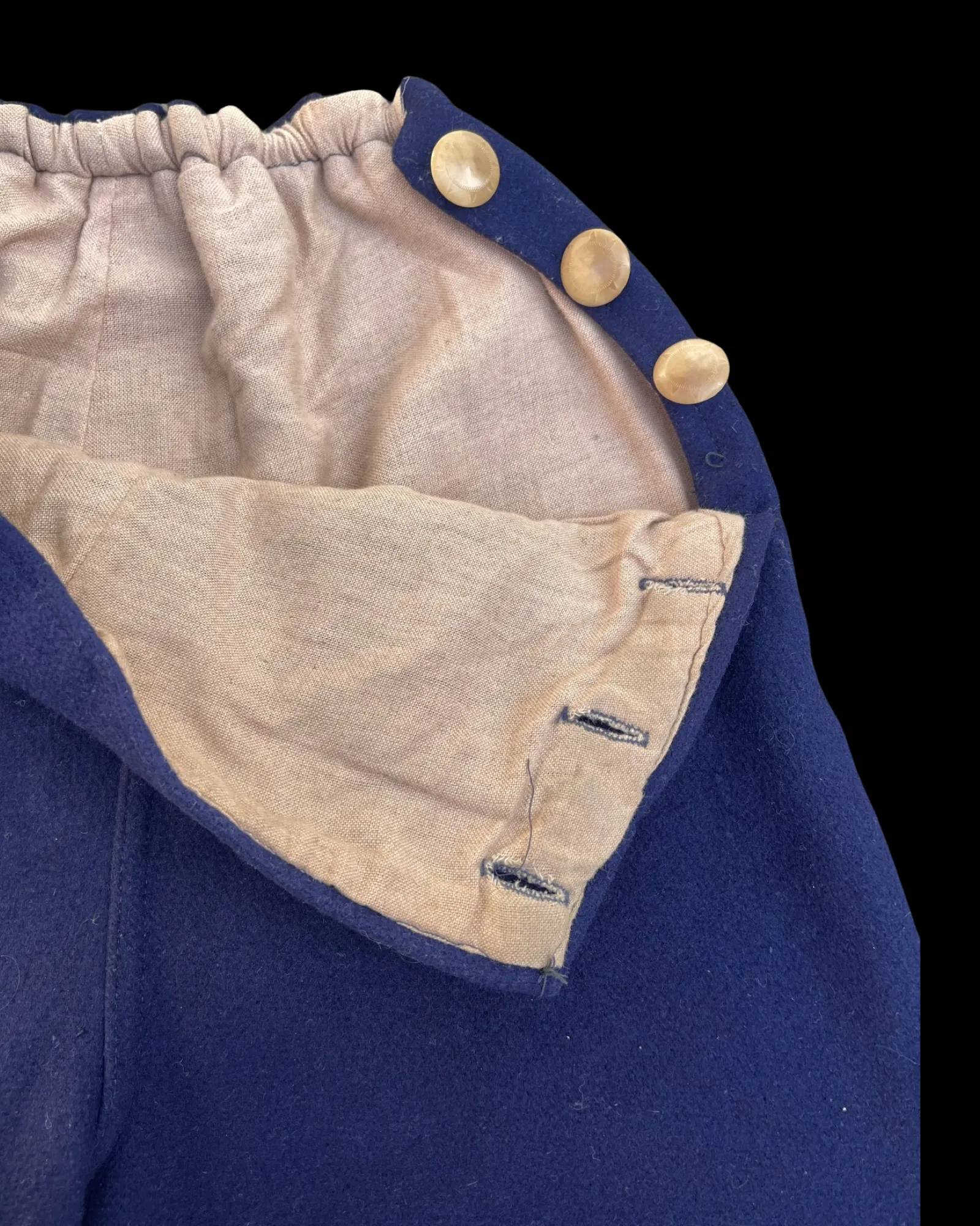1930s/40s Side Button Wool Trousers