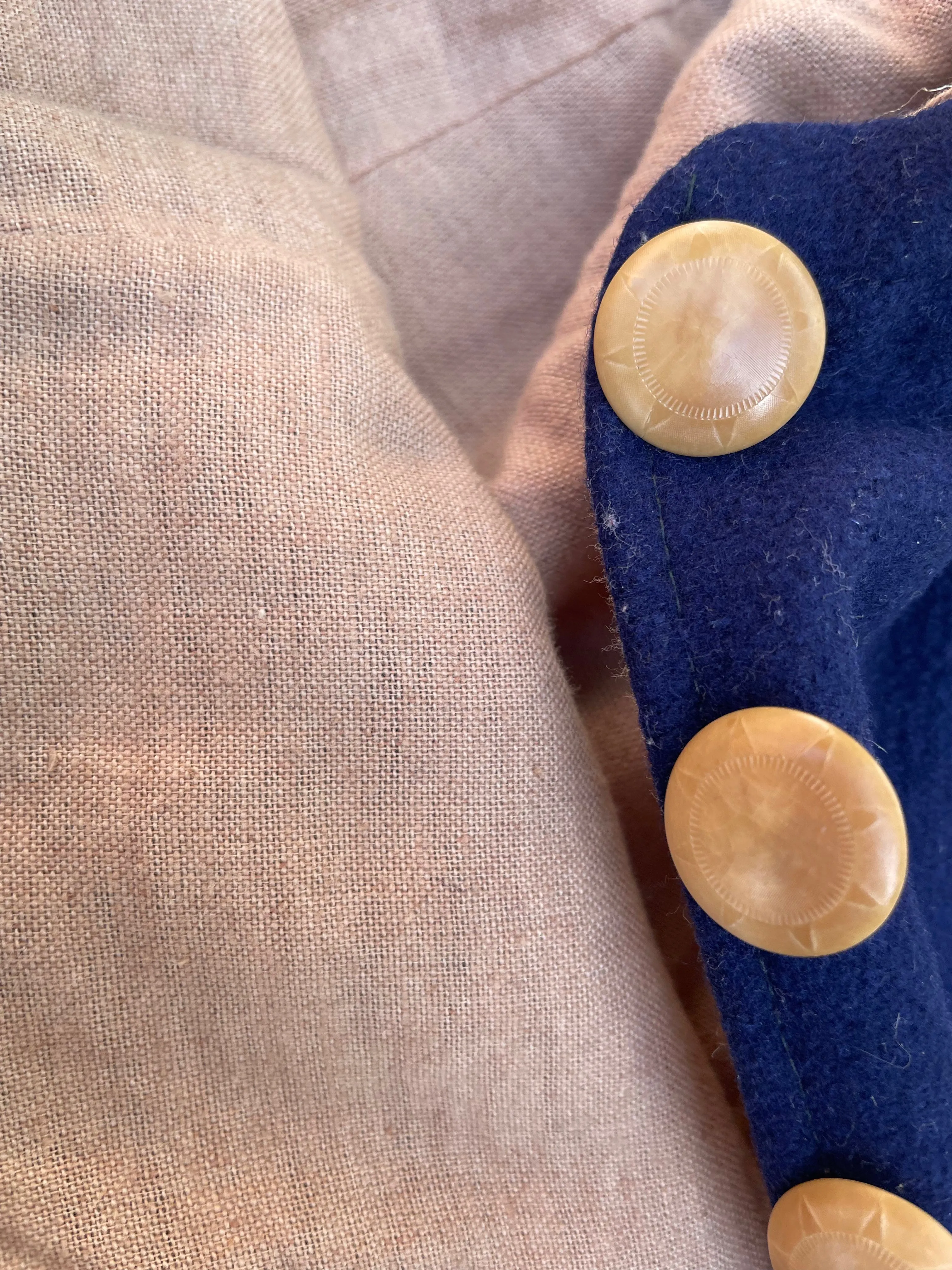 1930s/40s Side Button Wool Trousers