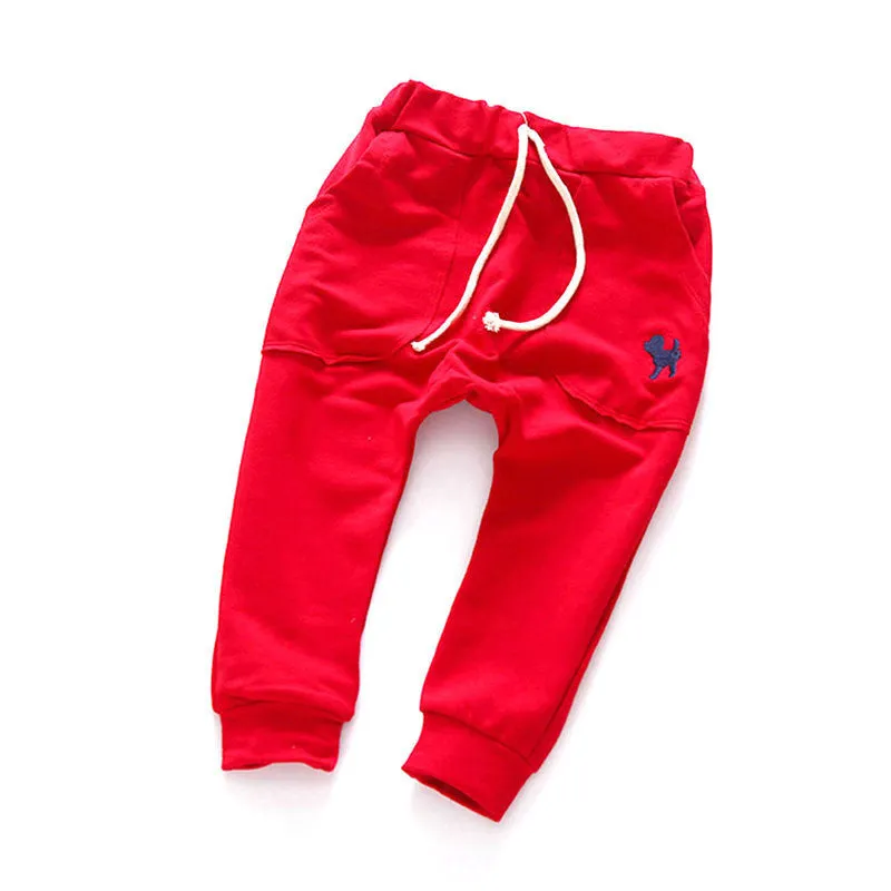 2-7Y Kids Harem Pants Toddlers Infants Baby Boy Girl Cotton Trousers Slacks