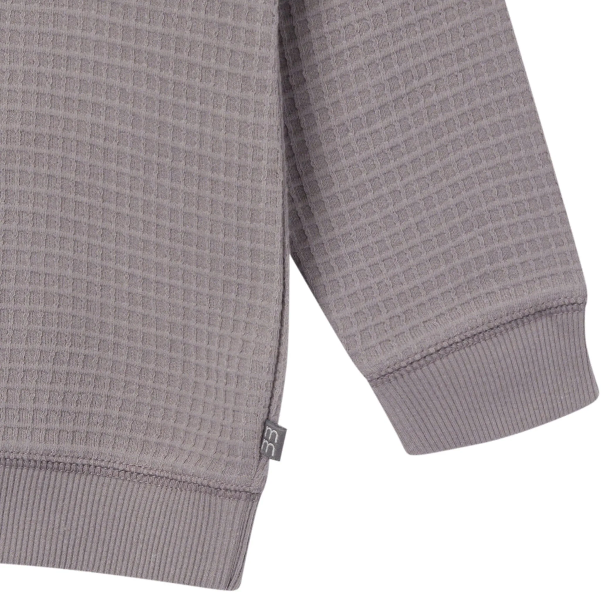 2-Piece Infant & Toddler Boys Grey Long Sleeve Top and Shorts Set