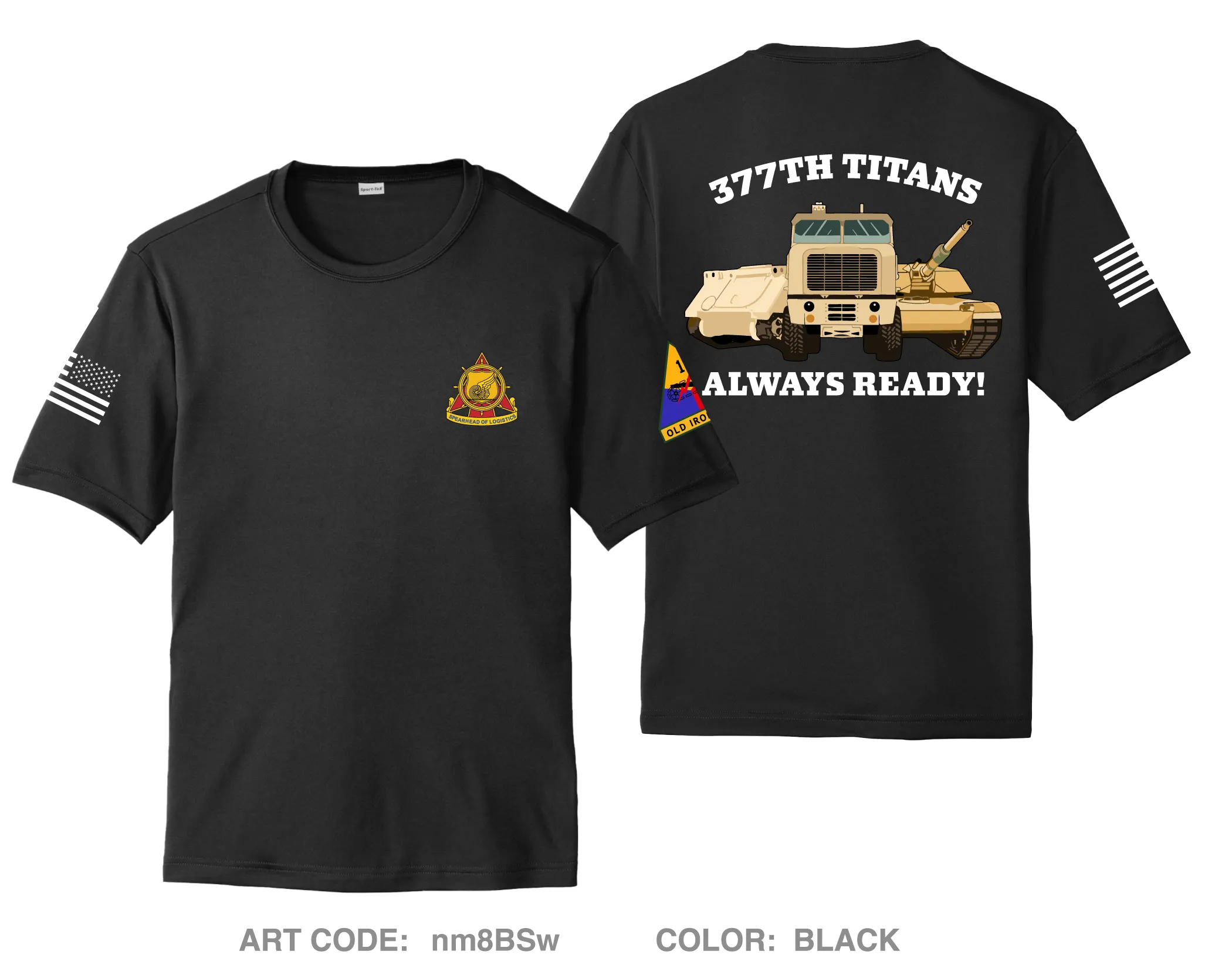 377th Transportation Company Hi-Tech Performance Unisex SS Tee - nm8BSw