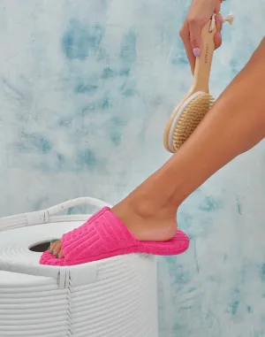 842STPS SLIPPER TERRY PINK