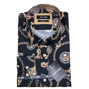 880282 Lux Black & Gold Slim Fit