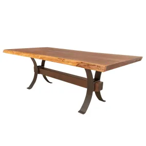90" Live Edge Walnut Dining Table