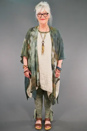 9511 Kimono Wrap Green Marble