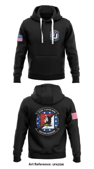 A Co. 2-227th AVN VULTURES Store 1  Core Men's Hooded Performance Sweatshirt - ufaZGM