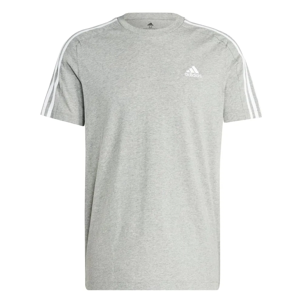 Adidas Mens Essentials Single Jersey 3-Stripes Tee