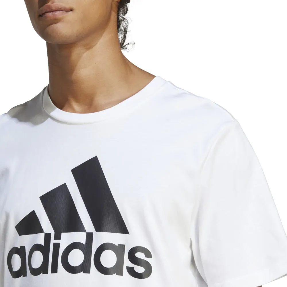 Adidas Mens Essentials Single Jersey Big Logo Tee