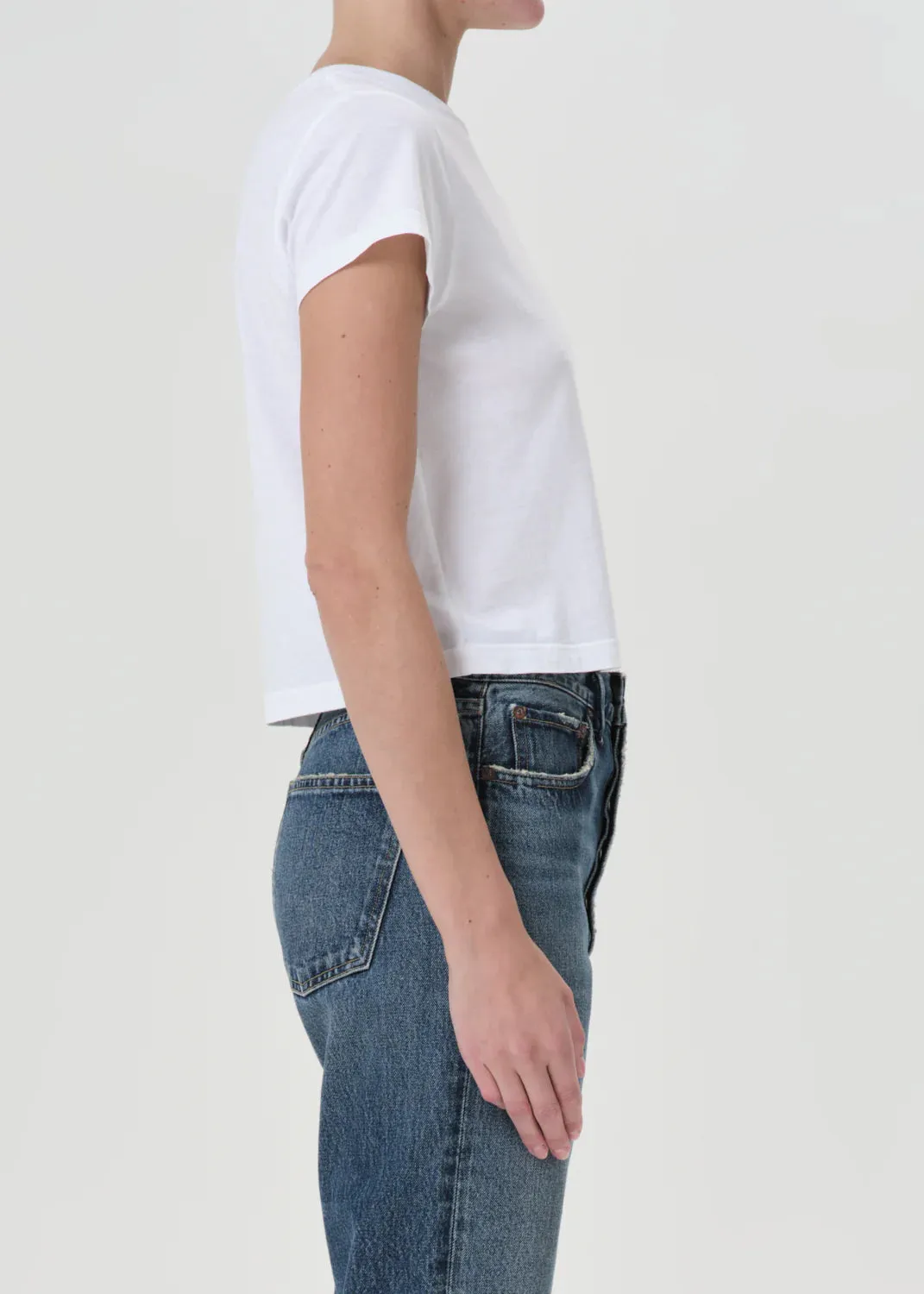AGOLDE Adine Shrunken Tee