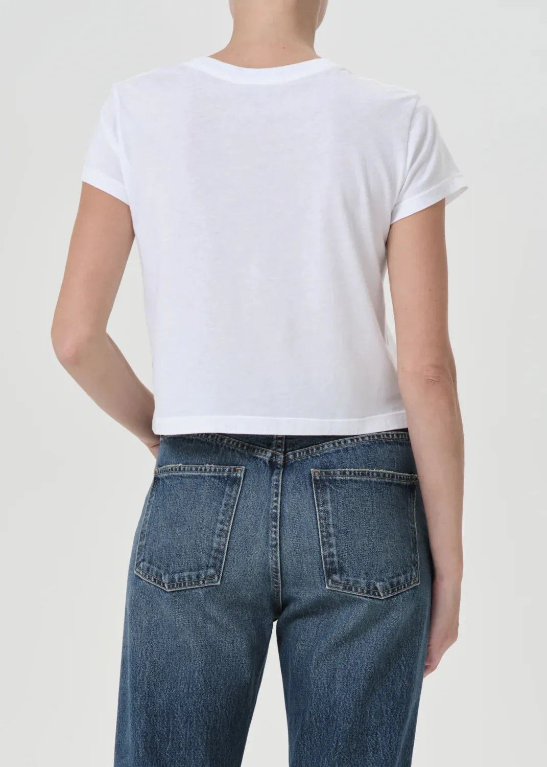 AGOLDE Adine Shrunken Tee