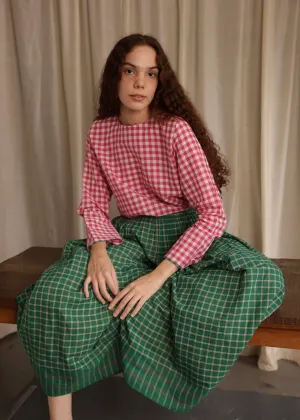 Araya | Green checkered Pants