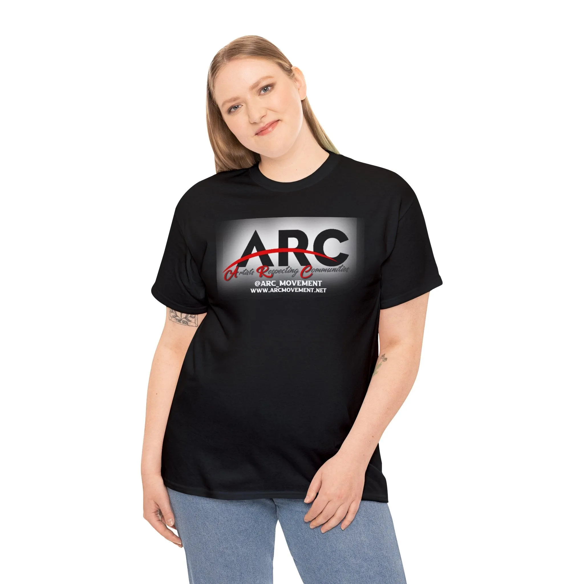ARC Red Line Tee Unisex Heavy Cotton Tee