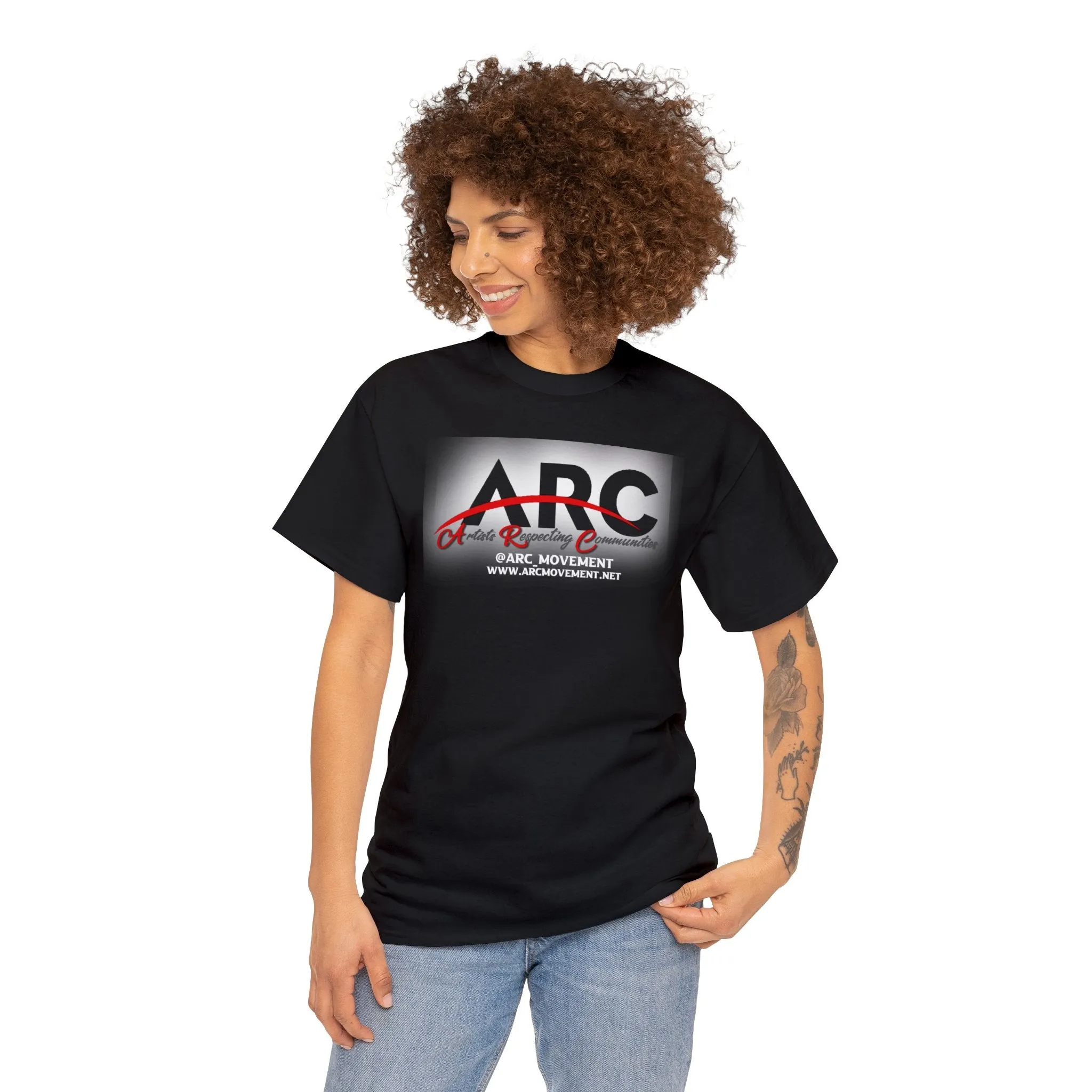 ARC Red Line Tee Unisex Heavy Cotton Tee