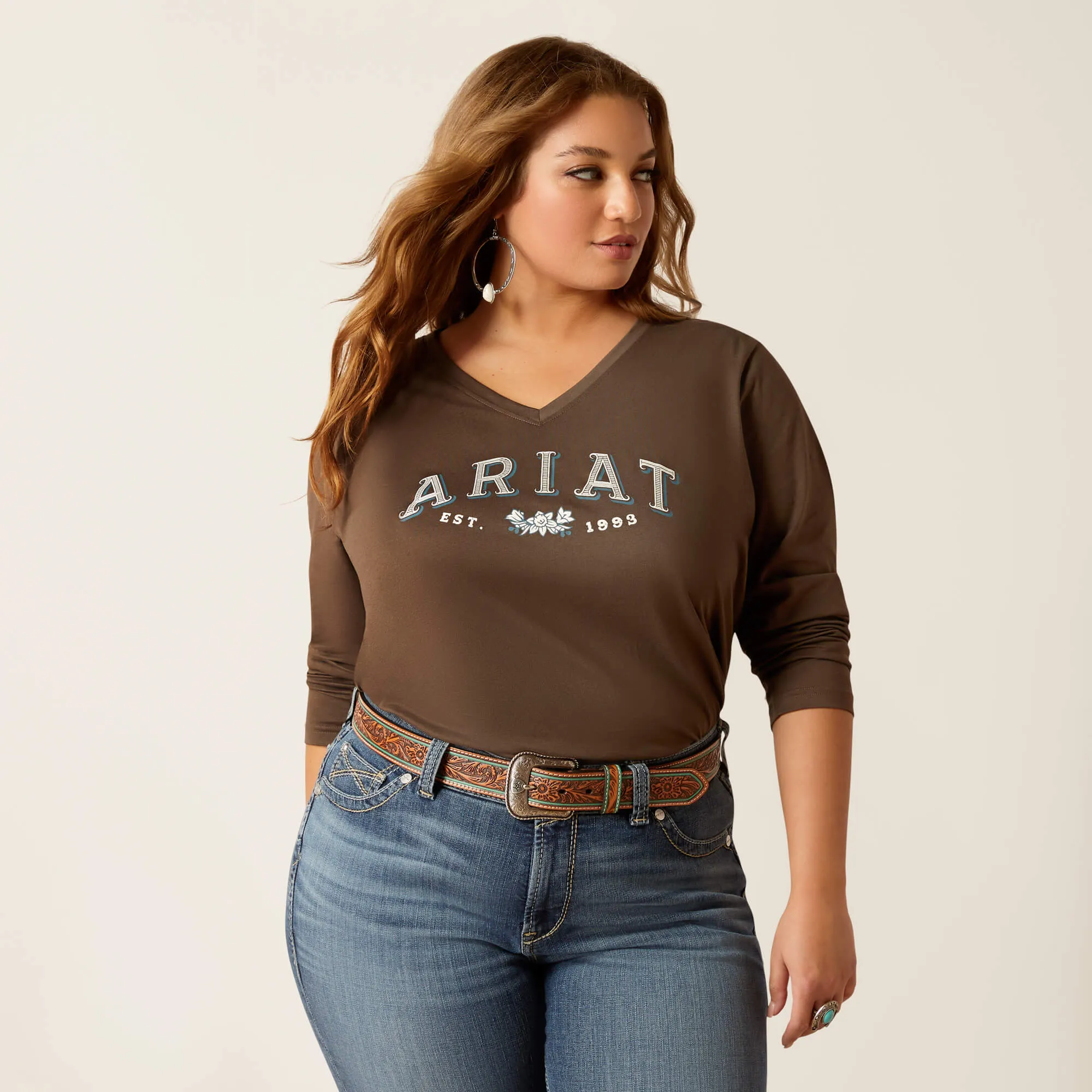 Ariat Women's Banyan Bark Flora Tee