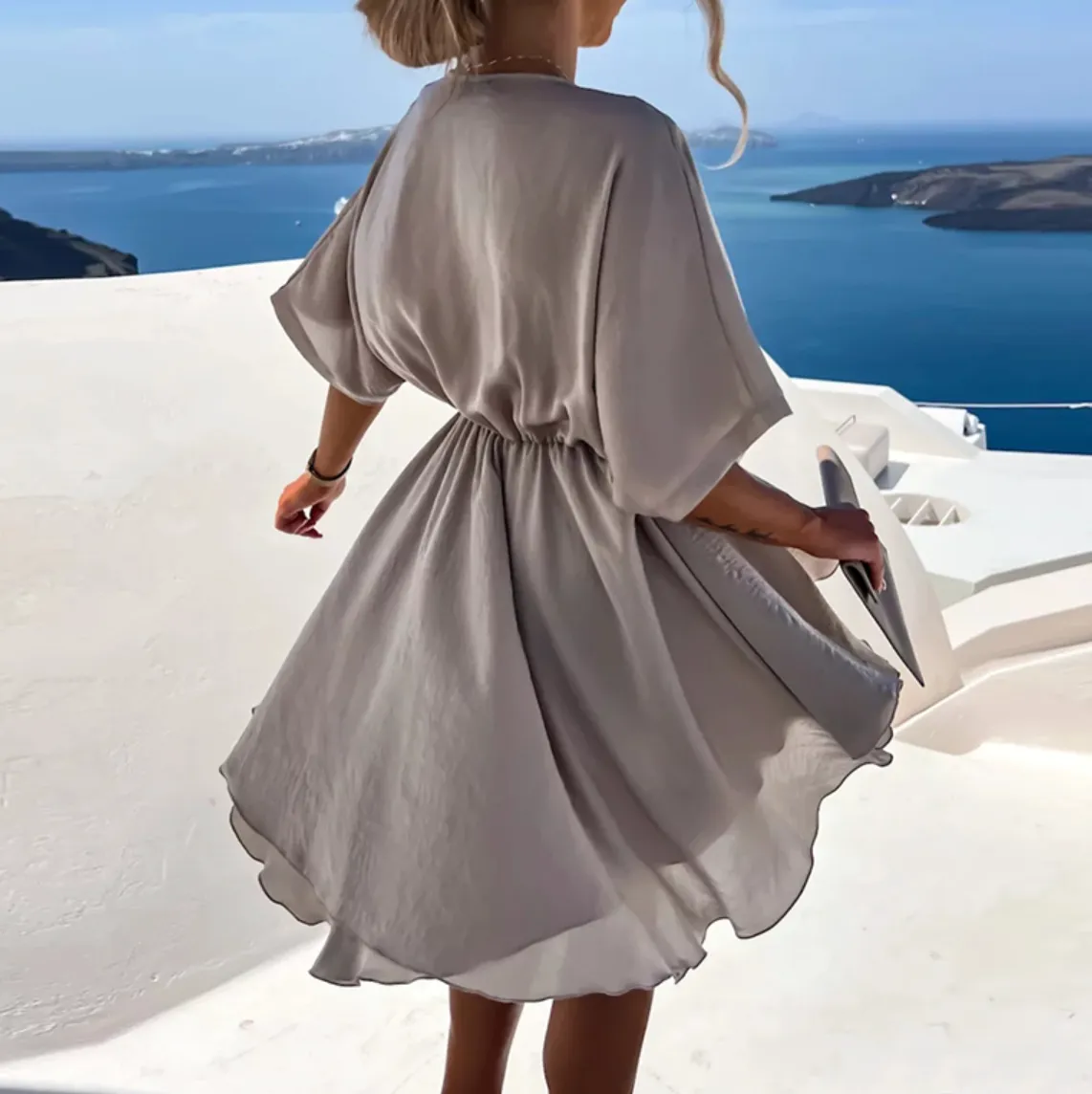 Arwena | Chic Flowy Mini Dress