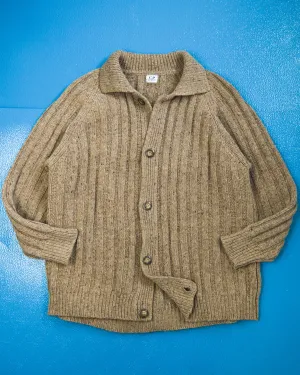 AW1994 Chunky Ribbed Knit Button Polo Sweater (M~L)