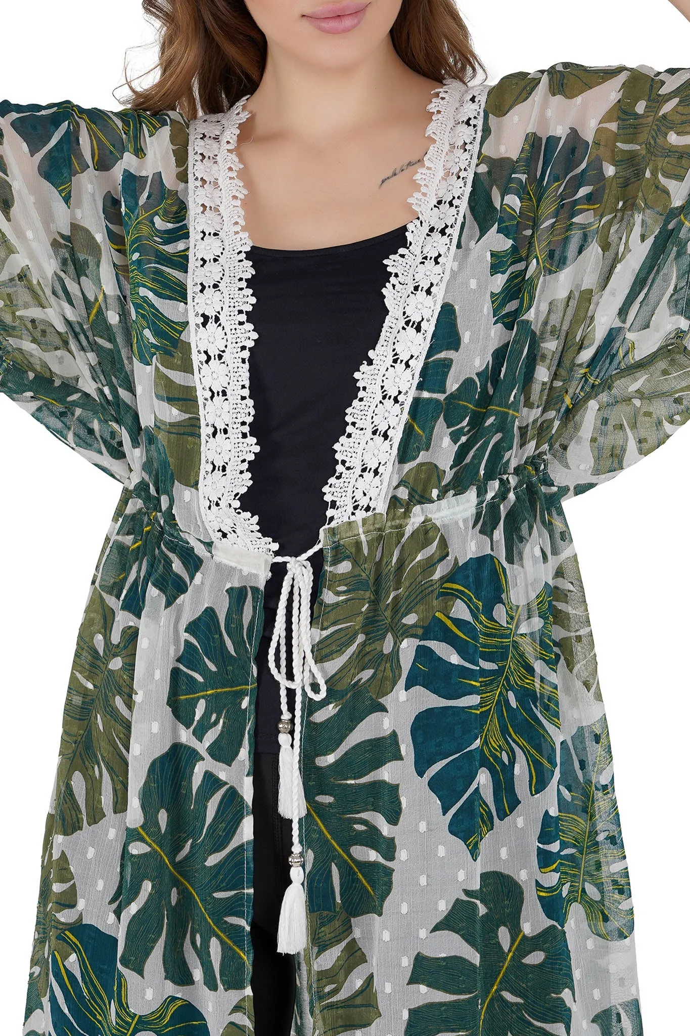 Bahama Mama Kaftan Swim Cover-Up Beach Dress