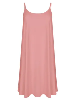 Bamboo Swing Dress - Pink Clay