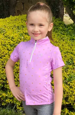 Bare Equestrian Shirt Kids Pink Star Dust