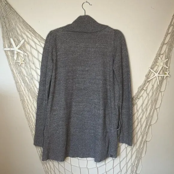 BAREFOOT DREAMS CozyChic Lite® Circle Cardigan in Ash M