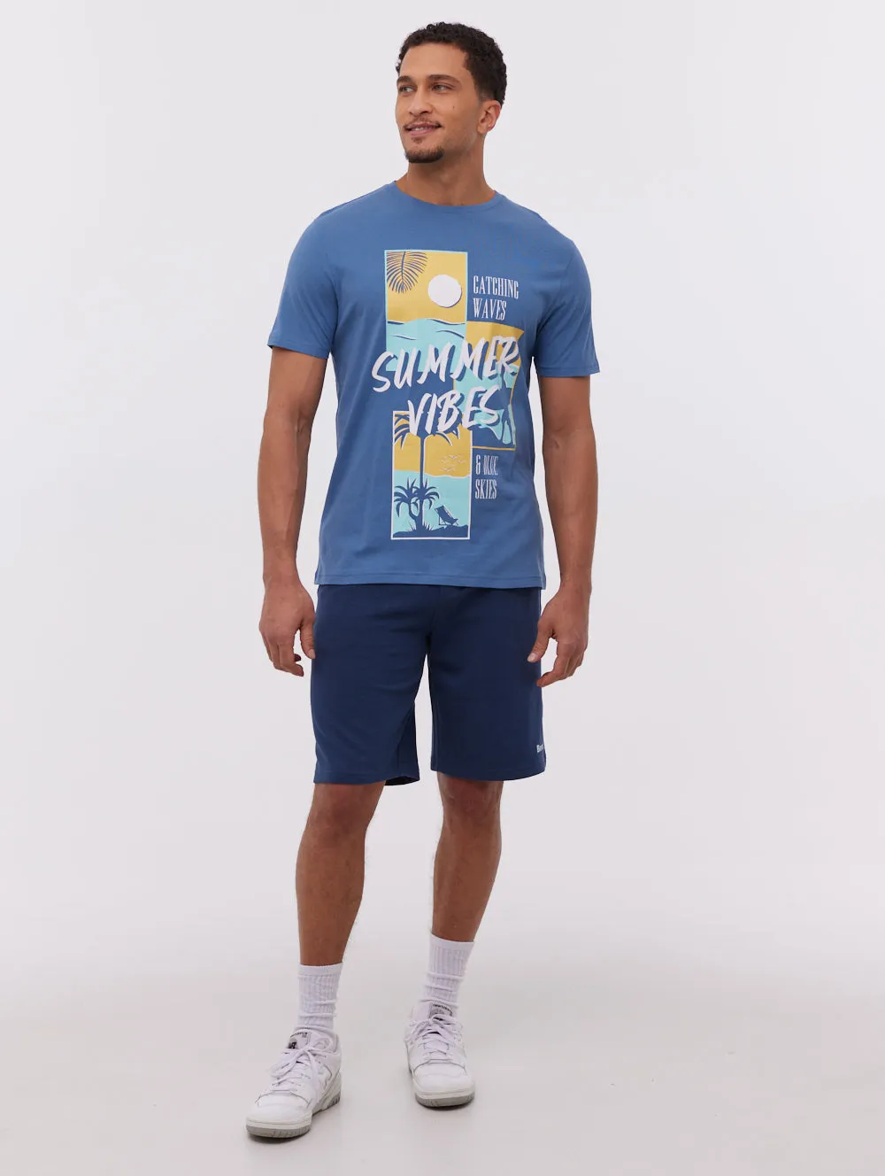 Baveri Graphic T-Shirt & Shorts 4-Pack