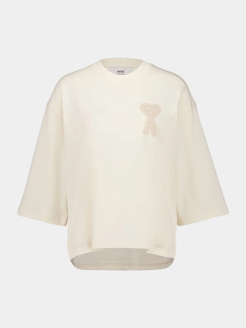 Beige Organic Cotton T-Shirt