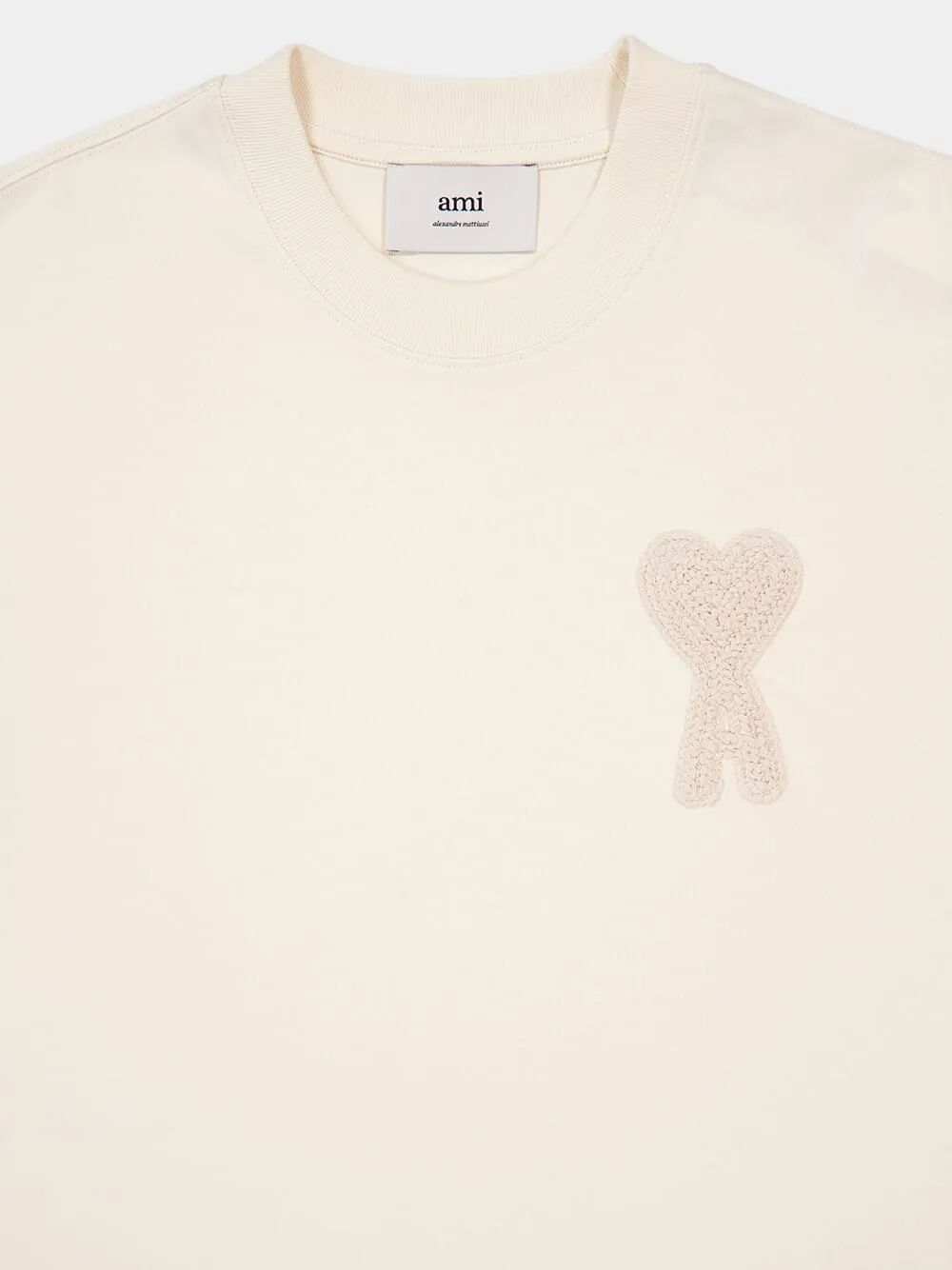 Beige Organic Cotton T-Shirt
