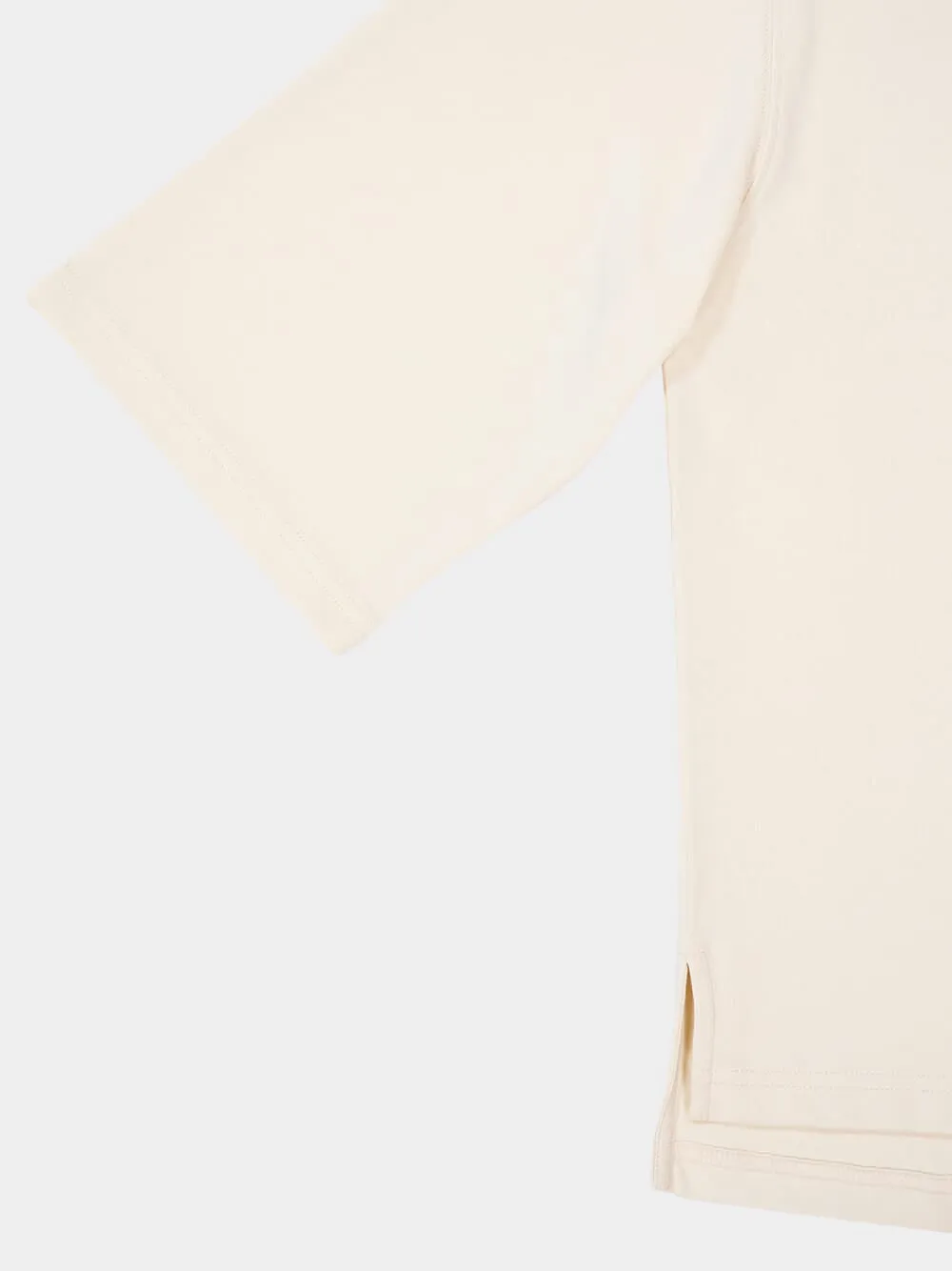 Beige Organic Cotton T-Shirt