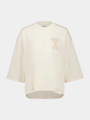 Beige Organic Cotton T-Shirt