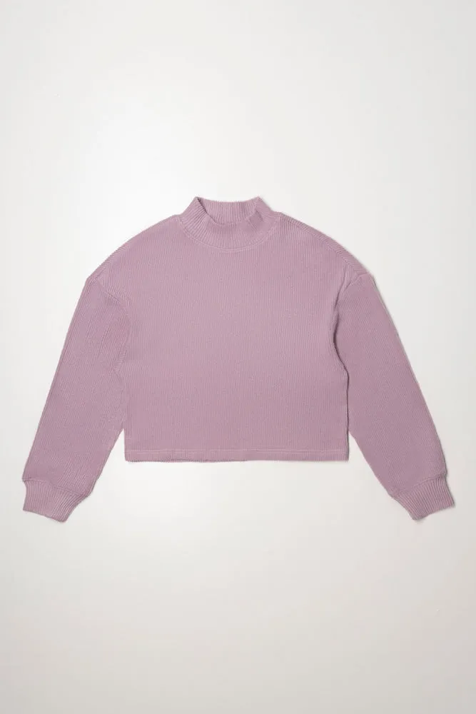 Bell Long Sleeve Top Purple