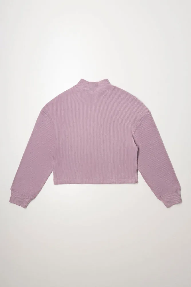 Bell Long Sleeve Top Purple