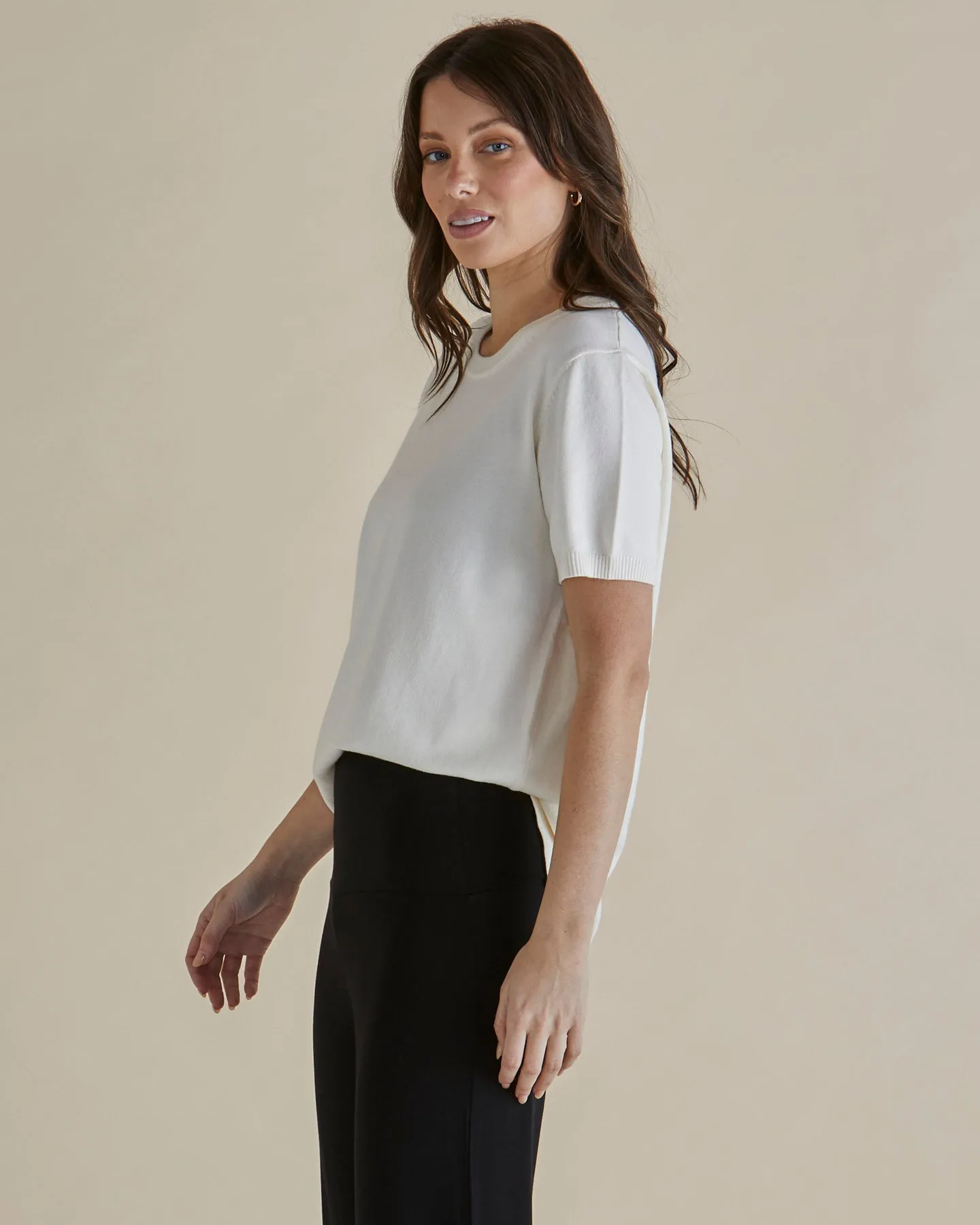 Betty Basics | Robbie Knit Tee