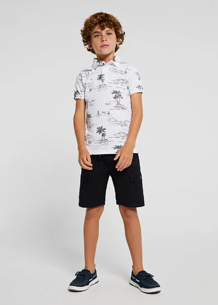 Black Cargo Short