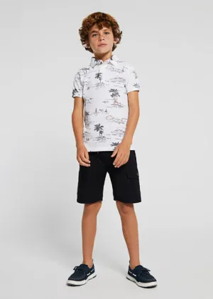 Black Cargo Short