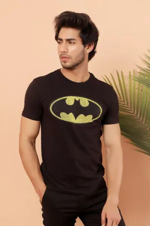 Black T Shirt RN HS