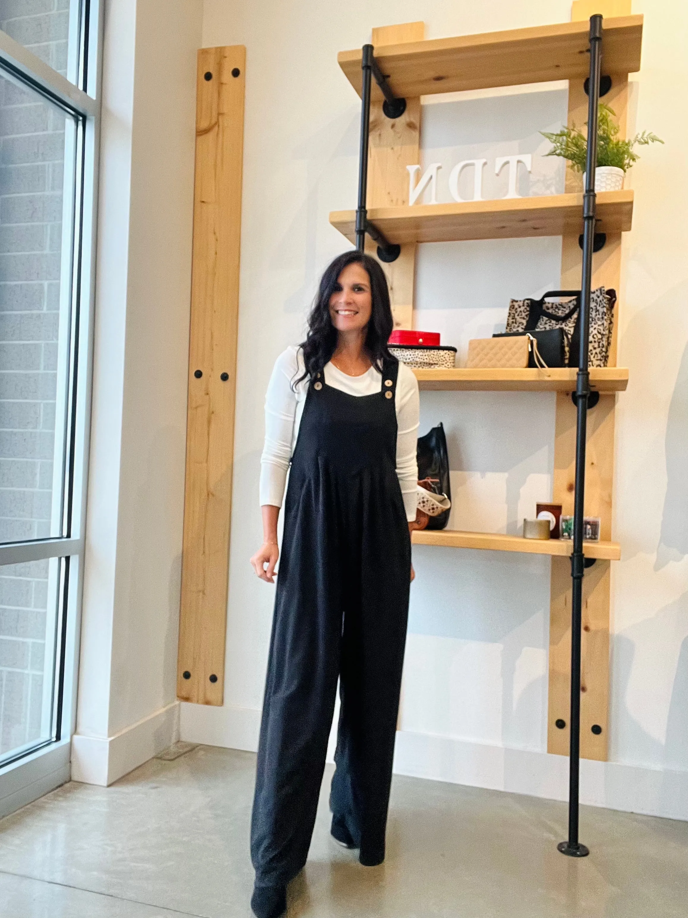 Black Wide Leg Jumpsuit
