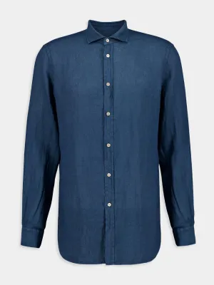 Blue Linen Shirt