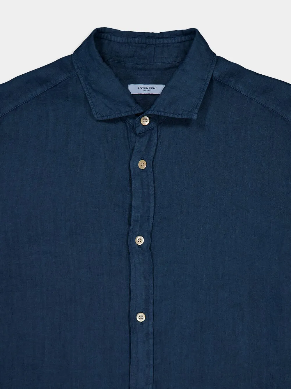 Blue Linen Shirt