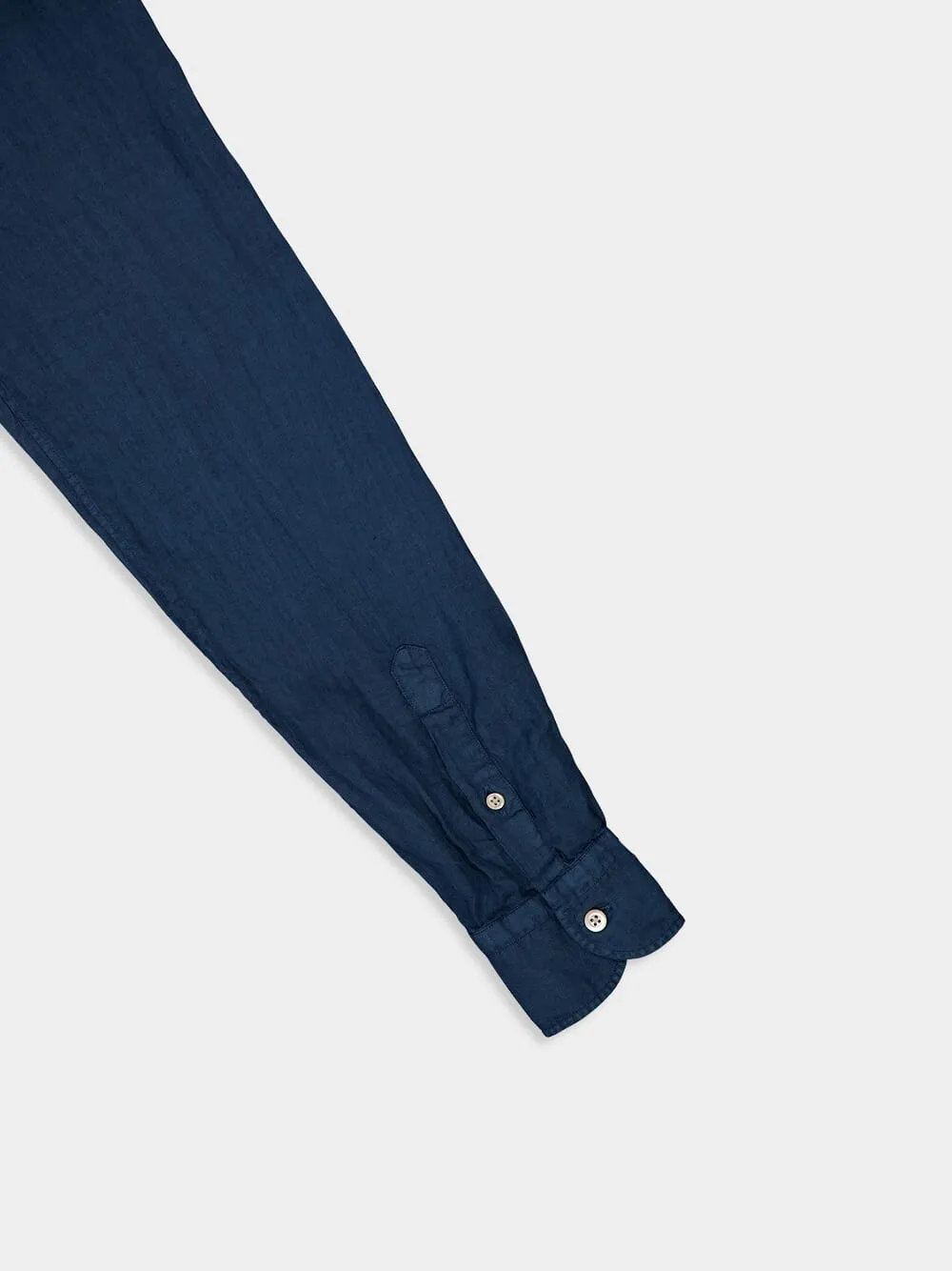 Blue Linen Shirt