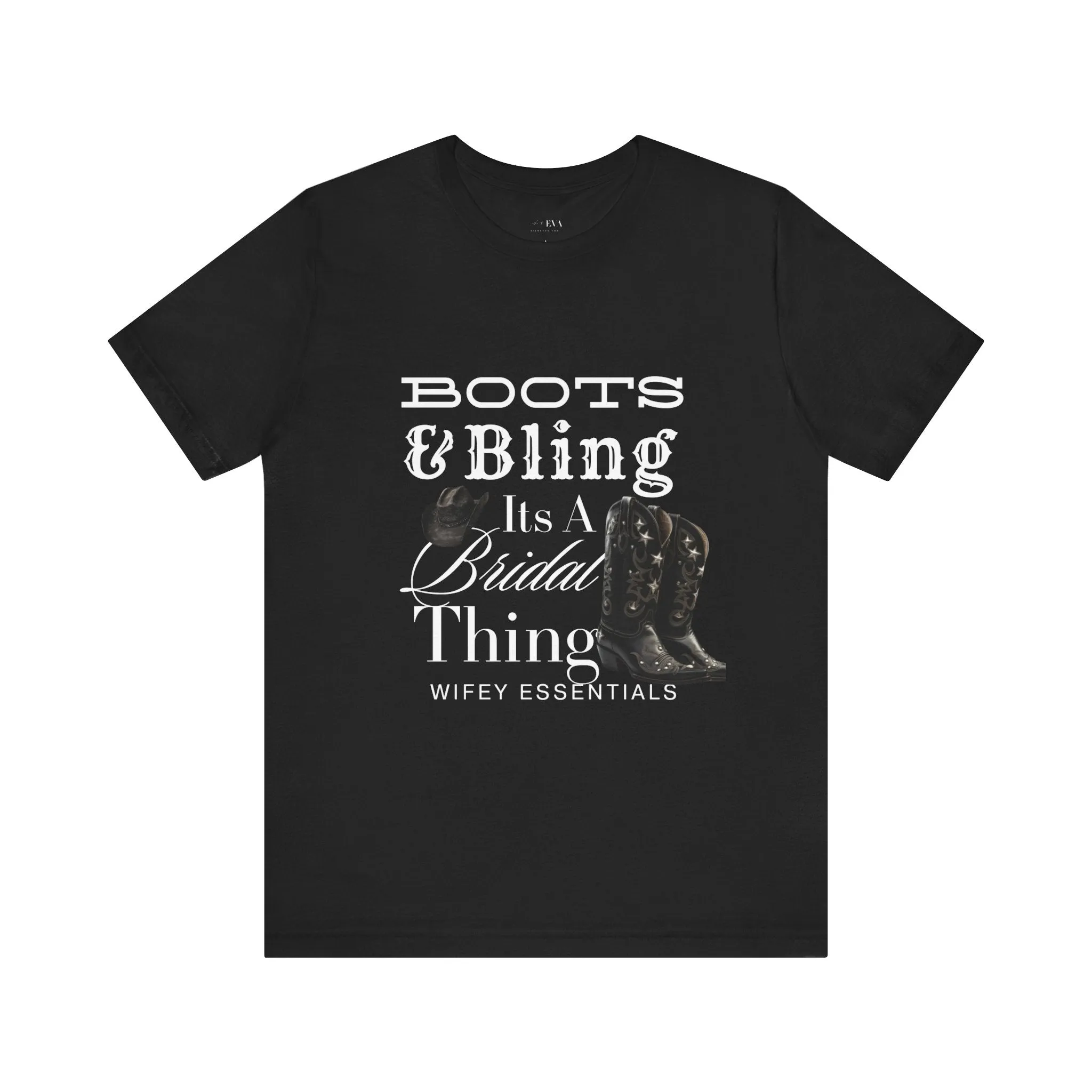 Boots & Bling Tee - Black