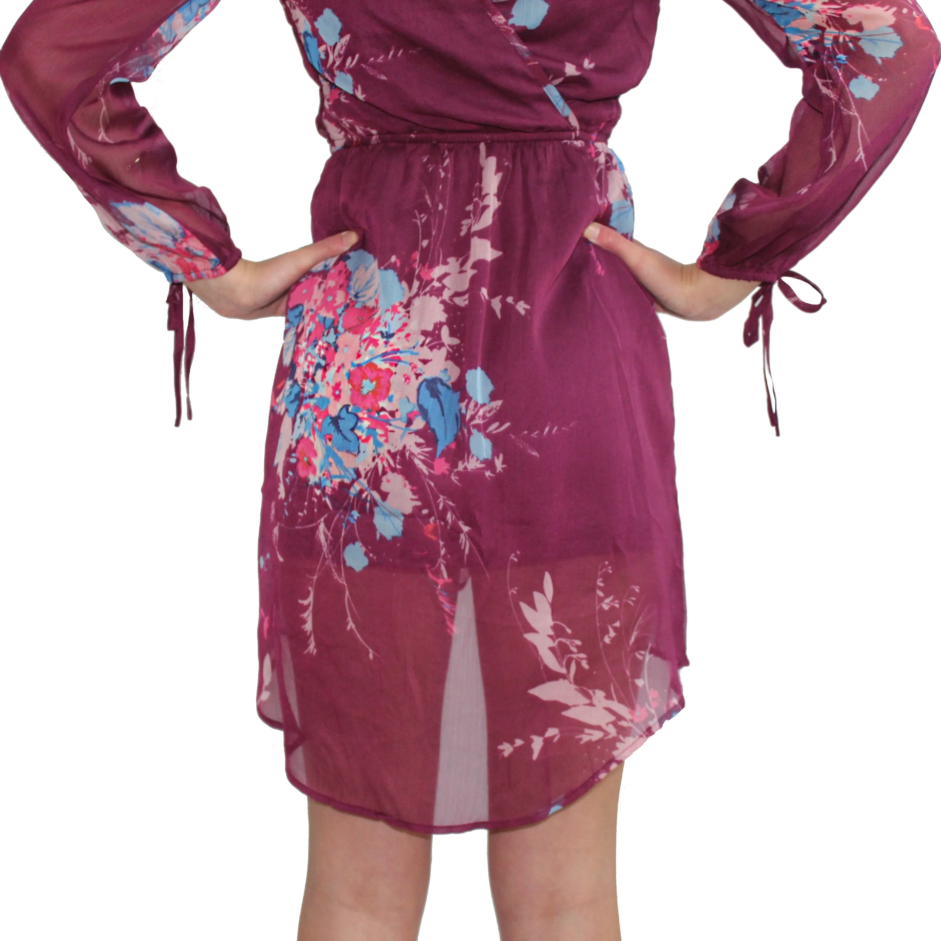 Bouquet Floral Wrap Dress
