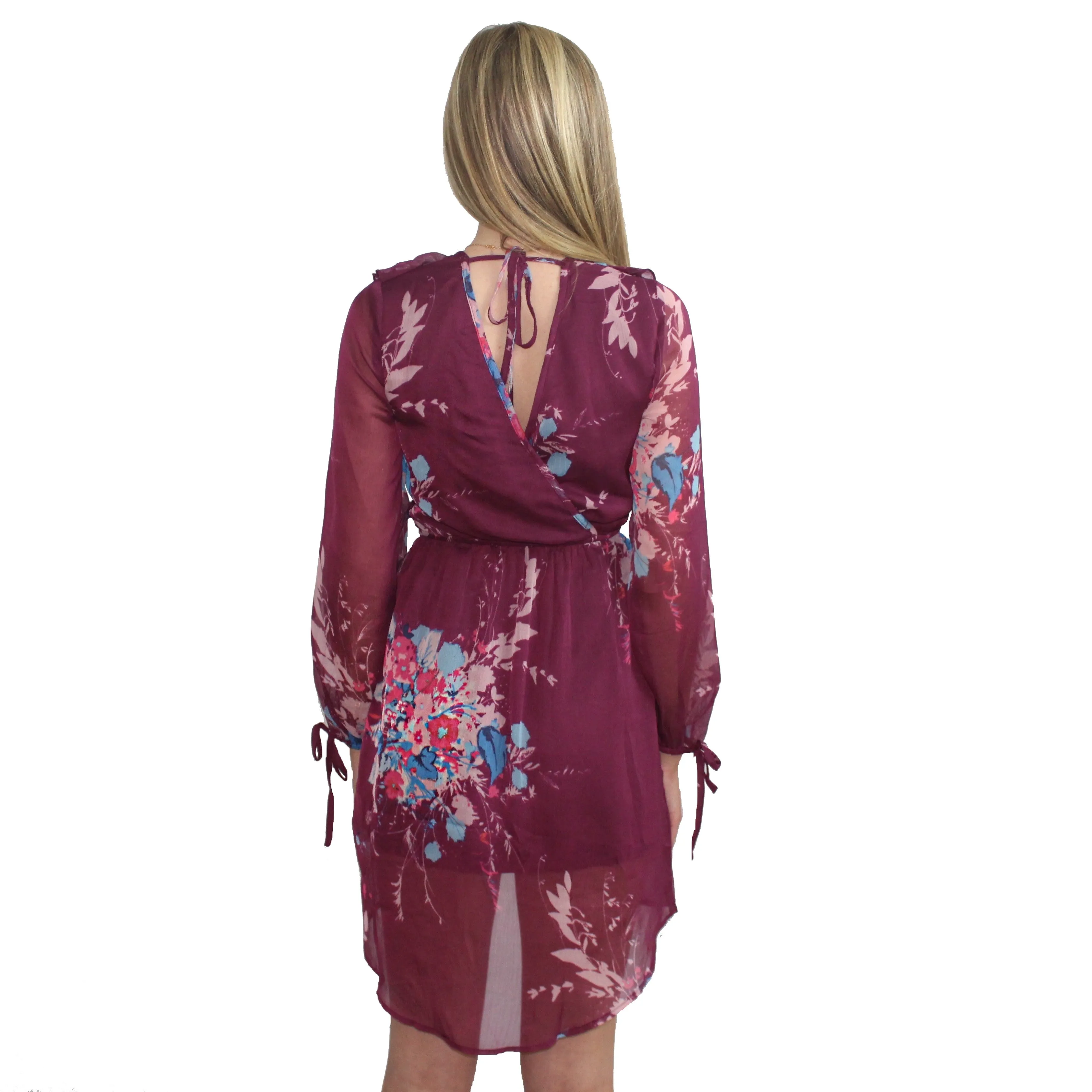 Bouquet Floral Wrap Dress