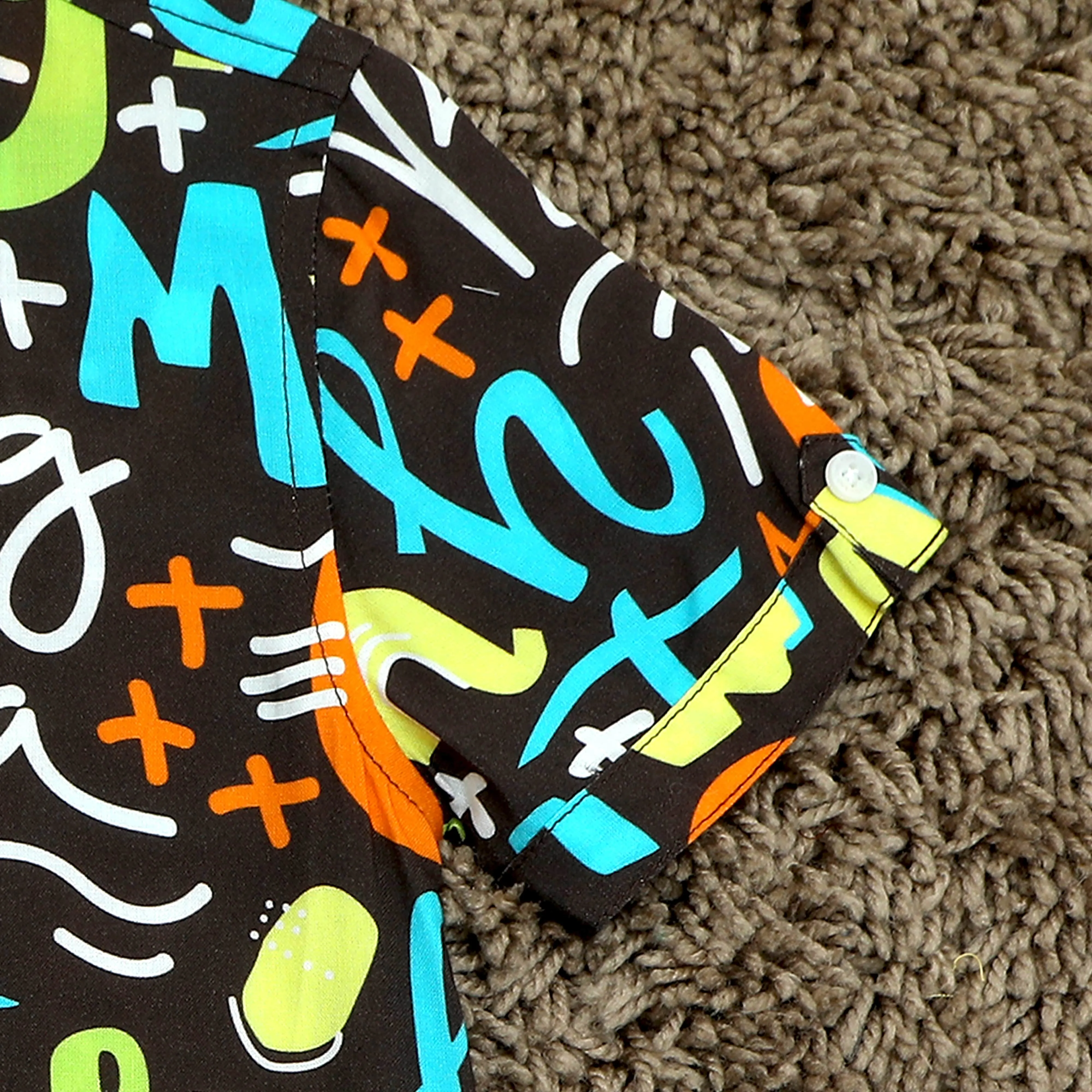 Boys Abstract Print Shirt Candy