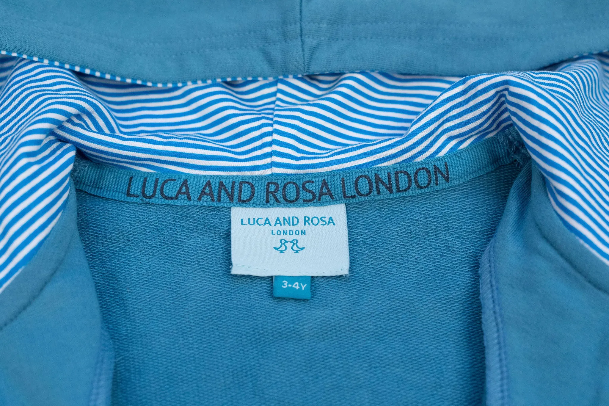 Boys Blue Jersey Lounge Hoodie