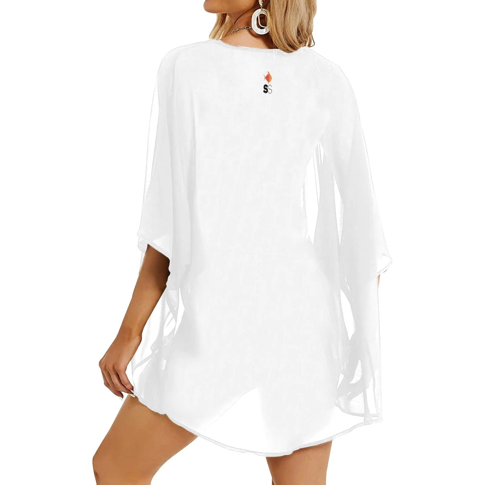 Breeze Blossom Women's Chiffon Swimsuit Cover Up