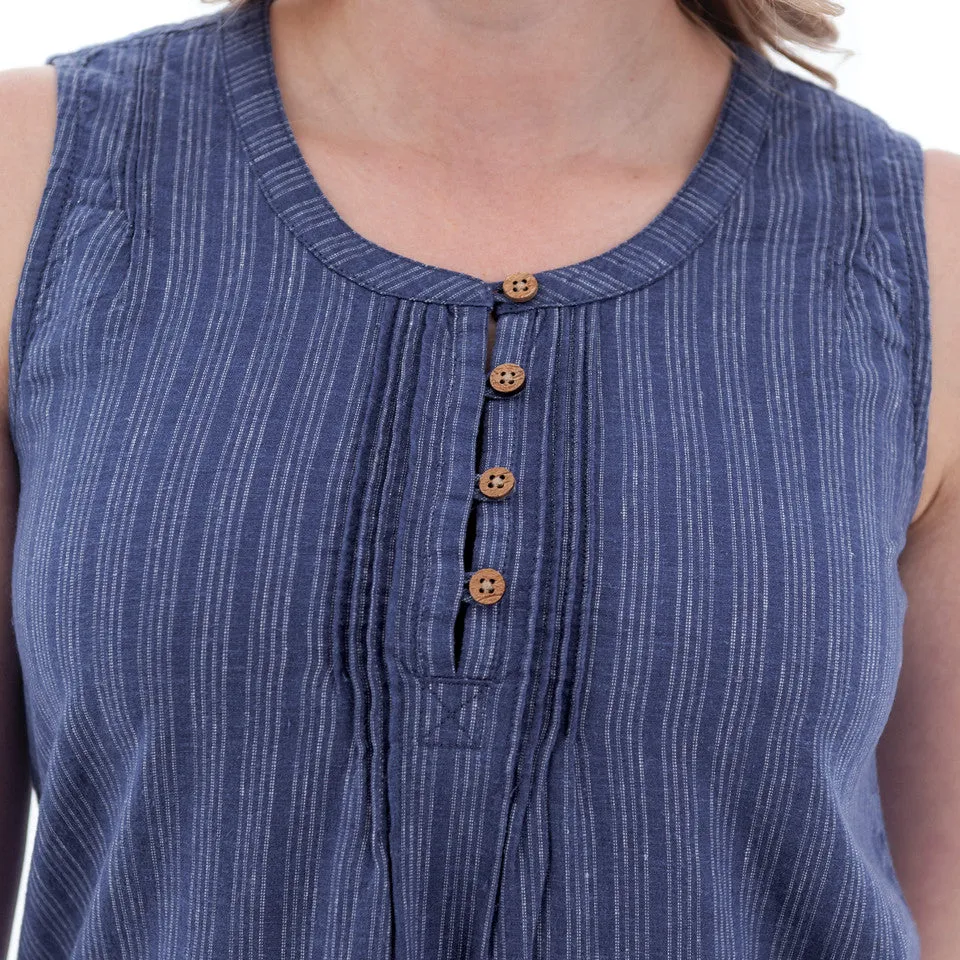 Breeze Pintuck Swing Tank Top - J257841