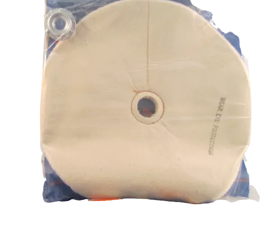 Buffing Wheel Loose Sewn Cotton, ½" Thick - Available in 4", 6", 8" & 10" Diameters