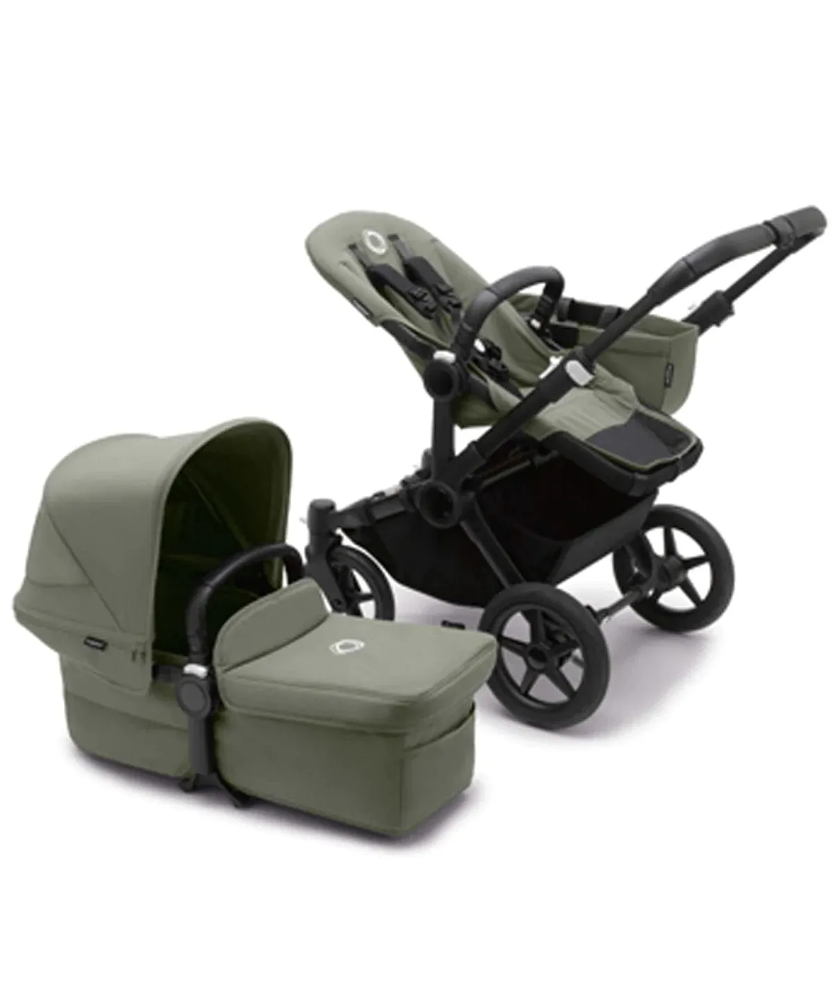 Bugaboo Donkey 5 Duo - Black / Forest Green