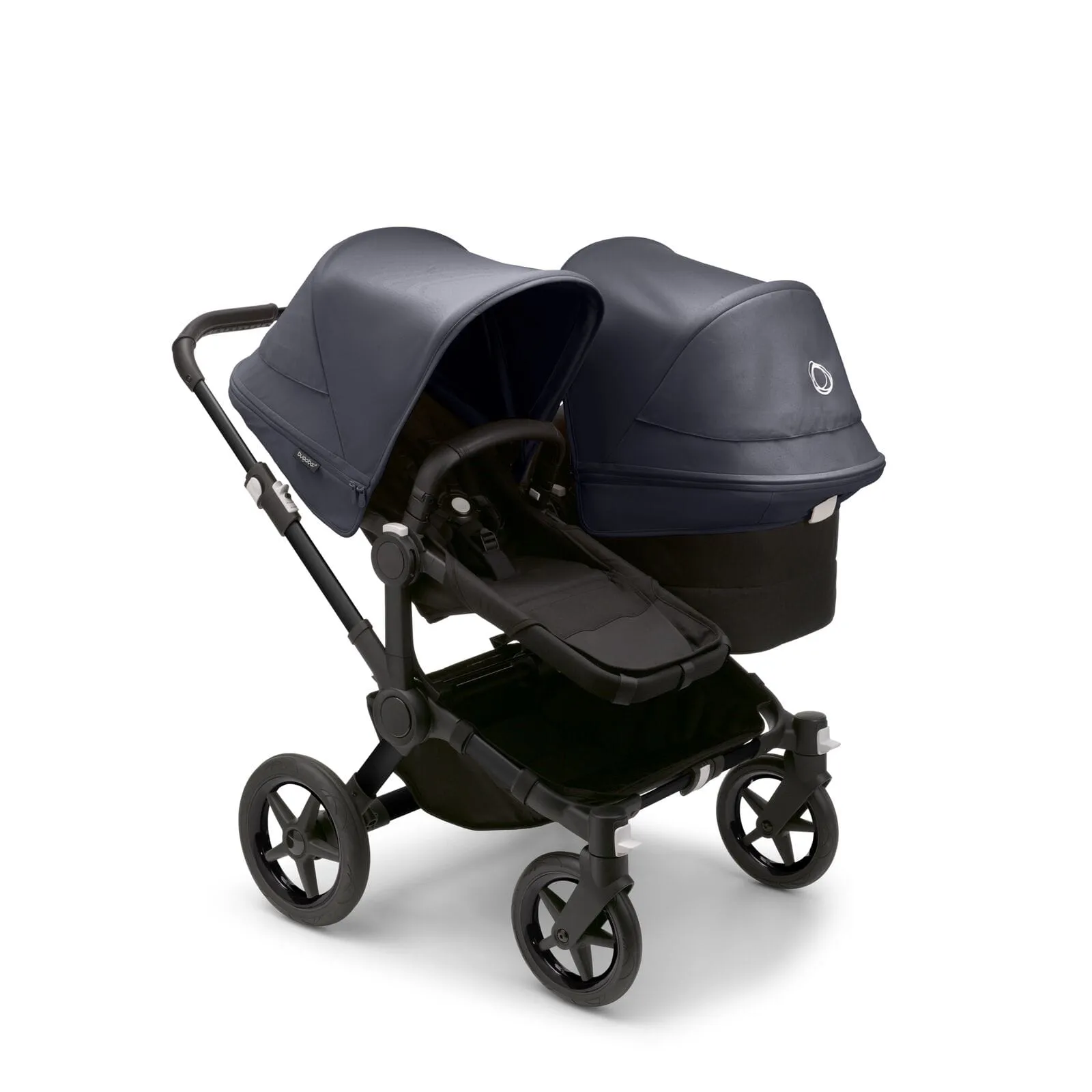 Bugaboo Donkey 5 Duo - Black/Midnight Black/Stormy Blue