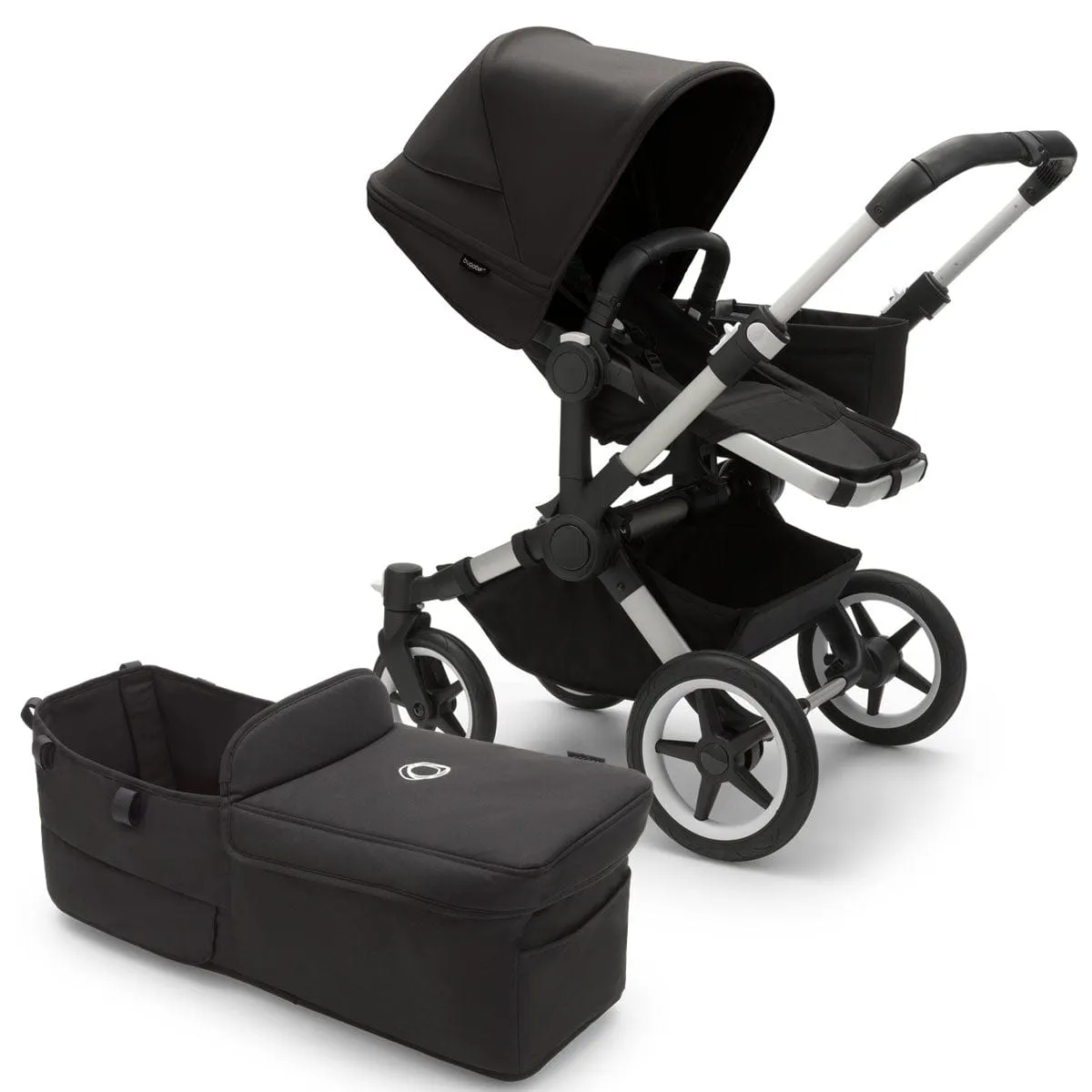 Bugaboo Donkey5 Mono Complete Stroller - Aluminum Frame/Midnight Black